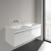 Villeroy & Boch Venticello Двойная раковина для установки на тумбу, 1300 x 500 x 170 mm, Альпийский белый, с переливом 4111DJ01