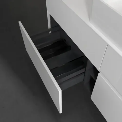 Villeroy & Boch Collaro Тумба под раковину, 4 выдвижных ящика, 1400 x 548 x 500 mm, Glossy White / Glossy White C04500DH