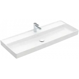 Villeroy & Boch Collaro Pаковина для установки на тумбу, 1200 x 470 x 160 mm, Альпийский белый CeramicPlus, без перелива 4A33C2R1