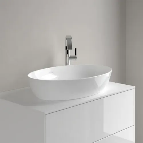 Villeroy & Boch Artis Раковина для установки на столешницу, 610 x 410 x 130 mm, Альпийский белый, без перелива 41986101