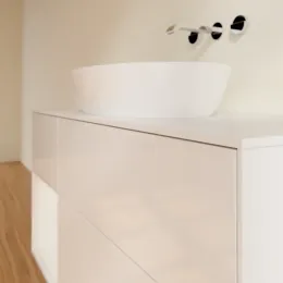 Villeroy & Boch Finion Тумба под раковину, с подсветкой, 3 выдвижных ящика, 1200 x 603 x 501 mm, Glossy White Lacquer / Glossy White Lacquer FA61GFGF