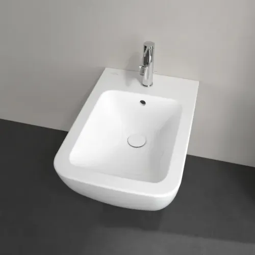 Villeroy & Boch Venticello Биде, настенный, 375 x 560 mm, Альпийский белый 44110001