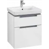 Villeroy & Boch Subway 2.0 Тумба под раковину, 2 выдвижных ящика, 537 x 590 x 423 mm, Glossy White A90800DH