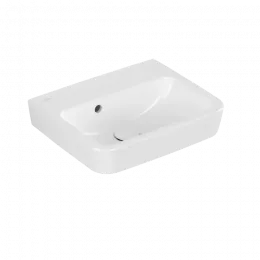 Villeroy & Boch O.novo Раковина компактная, 450 x 370 x 160 mm, Альпийский белый, с переливом 43444701