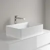 Villeroy & Boch Collaro Раковина для установки на столешницу, 560 x 360 x 145 mm, Stone White CeramicPlus, без перелива 4A2056RW