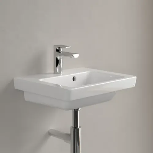 Villeroy & Boch Subway 2.0 Раковина компактная, 450 x 370 x 155 mm, Альпийский белый, с переливом 73154501