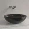 Villeroy & Boch Loop & Friends Раковина для установки на столешницу, 420 x 420 x 120 mm, Ebony CeramicPlus, без перелива 4A4601S5