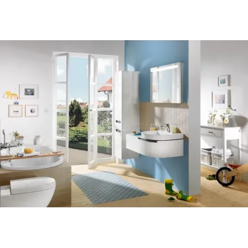 Villeroy & Boch Subway Унитаз с вертикальным смывом, настенный, Альпийский белый 66001001