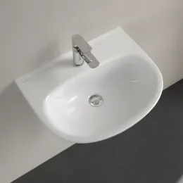 Villeroy & Boch O.novo Pаковина, 550 x 440 x 180 mm, Альпийский белый, без перелива 4A405601