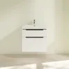 Villeroy & Boch Subway 2.0 Тумба под раковину, 2 выдвижных ящика, 637 x 590 x 454 mm, Glossy White A91010DH