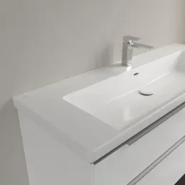 Villeroy & Boch Subway 3.0 Pаковина для установки на тумбу, 1300 x 475 x 170 mm, Stone White CeramicPlus, с переливом 4A70D5RW