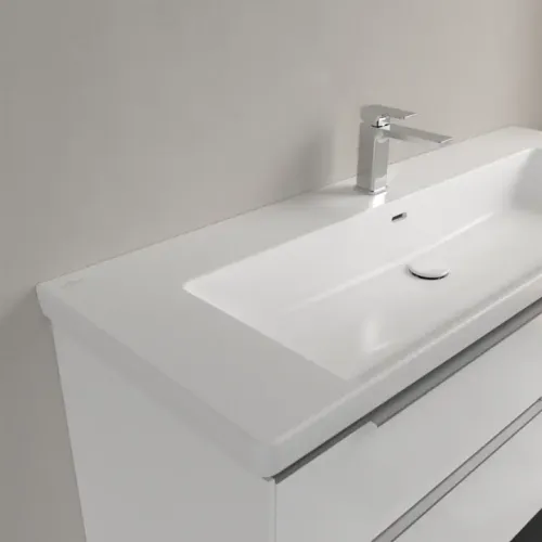 Villeroy & Boch Subway 3.0 Pаковина для установки на тумбу, 1300 x 475 x 170 mm, Stone White CeramicPlus, с переливом 4A70D5RW