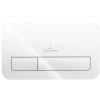 Villeroy & Boch ViConnect Системы ИНСТАЛЛЯЦИИ Kлавиша смыва viconnect 200G, Смыв с 2 объемами, Glass Glossy White 922400RE