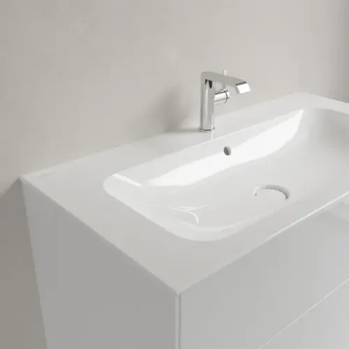 Villeroy & Boch Finion Pаковина для установки на тумбу, 1000 x 500 x 160 mm, Альпийский белый CeramicPlus, со скрытым переливом, нешлифованный 4164ABR1