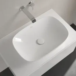 Villeroy & Boch Loop & Friends Раковина для установки на столешницу, 560 x 380 x 120 mm, Альпийский белый, без перелива 4A490101