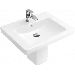 Villeroy & Boch Subway 2.0 Pаковина, 600 x 470 x 155 mm, Альпийский белый, с переливом 71136001