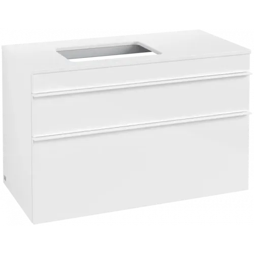 Villeroy & Boch Venticello Тумба под раковину, 2 выдвижных ящика, 957 x 606 x 502 mm, Glossy White / Glossy White A94202DH
