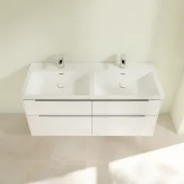 Villeroy & Boch Subway 3.0 Тумба под раковину, 4 выдвижных ящика, 1272 x 576 x 478 mm, Brilliant White C56800VE