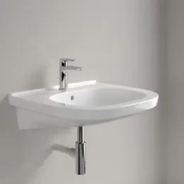 Villeroy & Boch ViCare Pаковина ViCare, 600 x 550 x 195 mm, Альпийский белый, с переливом 41196001