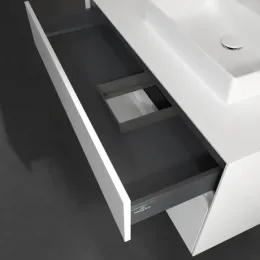 Villeroy & Boch Collaro Тумба под раковину, 2 выдвижных ящика, 1000 x 548 x 500 mm, Glossy White / Glossy White C01500DH