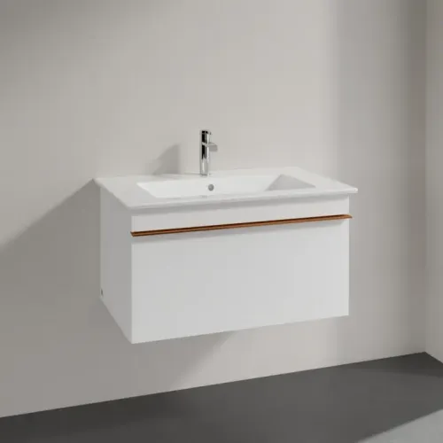 Villeroy & Boch Venticello Тумба под раковину, 1 выдвижной ящик, 753 x 420 x 502 mm, Glossy White / Glossy White A93405DH