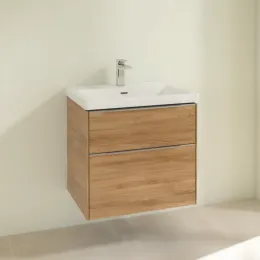Villeroy & Boch Subway 3.0 Тумба под раковину, 2 выдвижных ящика, 622 x 576 x 478 mm, Oak Kansas C57600RH