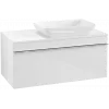 Villeroy & Boch Venticello Тумба под раковину, 1 выдвижной ящик, 957 x 436 x 502 mm, Glossy White / Glossy White A94801DH