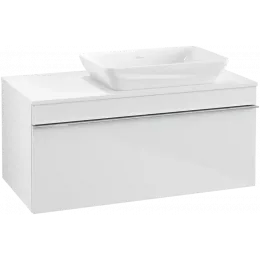 Villeroy & Boch Venticello Тумба под раковину, 1 выдвижной ящик, 957 x 436 x 502 mm, Glossy White / Glossy White A94801DH