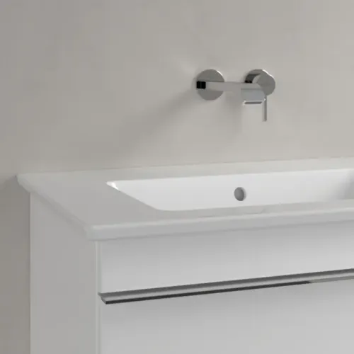 Villeroy & Boch Venticello Двойная раковина для установки на тумбу, 1300 x 500 x 170 mm, Альпийский белый, с переливом 4111DJ01