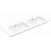 Villeroy & Boch Venticello Двойная раковина для установки на тумбу, 1300 x 500 x 170 mm, Альпийский белый, с переливом 4111DJ01