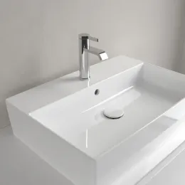 Villeroy & Boch Memento 2.0 Раковина для установки на столешницу, 600 x 420 x 140 mm, Альпийский белый CeramicPlus, с переливом 4A0760R1