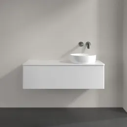 Villeroy & Boch Antao Тумба под раковину, 1 выдвижной ящик, 1200 x 360 x 500 mm, лицевая поверхность без текстурированной отделки, Glossy White Lacquer / Glossy White Lacquer K34010GF