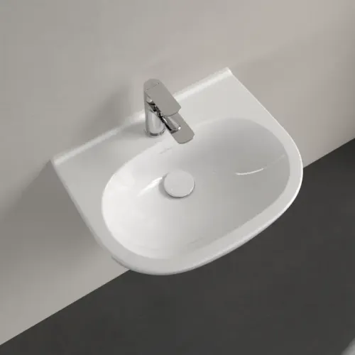Villeroy & Boch O.novo Раковина компактная, 500 x 400 x 180 mm, Альпийский белый, без перелива 53605101