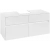 Villeroy & Boch Collaro Тумба под раковину, с подсветкой, 4 выдвижных ящика, 1200 x 548 x 500 mm, Glossy White / Glossy White C097B0DH