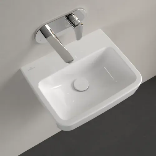 Villeroy & Boch O.novo Раковина компактная, 450 x 370 x 160 mm, Альпийский белый, без перелива 43444801