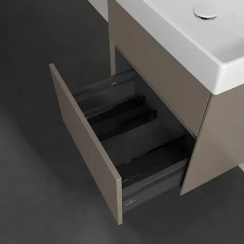 Villeroy & Boch Collaro Тумба под раковину, 2 выдвижных ящика, 554 x 546 x 444 mm, Truffle Grey C00800VG