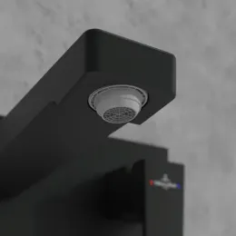 Смеситель Villeroy & Boch Architectura Square TVW125003000K5 для раковины, черный матовый TVW125003000K5