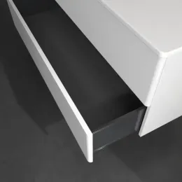 Villeroy & Boch Antao Тумба под раковину, 2 выдвижных ящика, 1188 x 504 x 492 mm, лицевая поверхность без текстурированной отделки, Glossy White Lacquer K06000GF