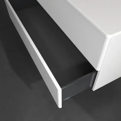 Villeroy & Boch Antao Тумба под раковину, 2 выдвижных ящика, 1188 x 504 x 492 mm, лицевая поверхность без текстурированной отделки, Glossy White Lacquer K06000GF