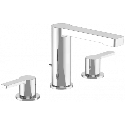 Villeroy & Boch Architectura Смеситель для ванны двухвентильный с комплектом слива со стяжкой, Хром TVW10310811061