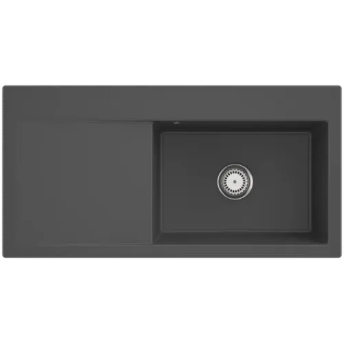 Villeroy & Boch Subway Style 60 Мойка, включая Комплект слива с ручным управлением, выкл Керамика, 1000 x 510 mm, Graphite CeramicPlus 336101i4