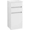 Villeroy & Boch Legato Шкаф Боковой, 1 дверь, 2 выдвижных ящика, 400 x 870 x 350 mm, White Matt / White Matt B72801MS