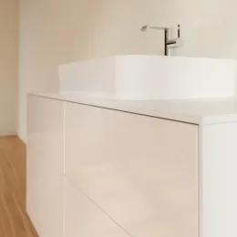 Villeroy & Boch Finion Тумба под раковину, 4 выдвижных ящика, 1200 x 603 x 501 mm, Glossy White Lacquer F38100GF