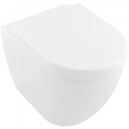 Villeroy & Boch Subway 2.0 Унитаз с открытым смывным краем, напольный, Альпийский белый CeramicPlus 5602R0R1
