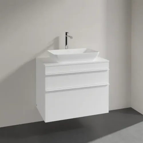 Villeroy & Boch Venticello Тумба под раковину, 2 выдвижных ящика, 757 x 606 x 502 mm, Glossy White / Glossy White A94002DH