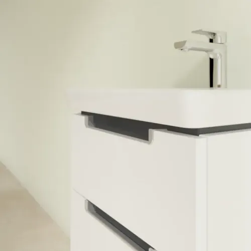 Villeroy & Boch Subway 2.0 Тумба под раковину, 2 выдвижных ящика, 440 x 590 x 351 mm, White Matt A90600MS