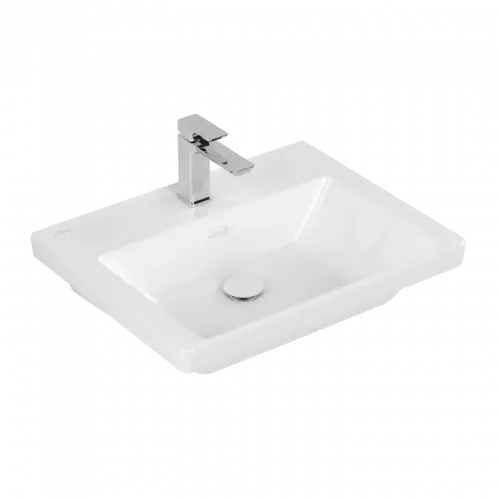 Villeroy & Boch Subway 3.0 Pаковина, 600 x 470 x 165 mm, Альпийский белый, без перелива 4A706101