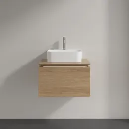 Villeroy & Boch Legato Тумба под раковину, 1 выдвижной ящик, 600 x 380 x 500 mm, Nordic Oak / Nordic Oak B73100VJ