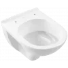Villeroy & Boch O.novo Унитаз с вертикальным смывом, с короткой базой, настенный, Альпийский белый 56881001