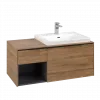 Villeroy & Boch Subway 3.0 Тумба под раковину, 2 выдвижных ящика, 1001 x 423 x 516 mm, Oak Kansas / Oak Kansas C57101RH